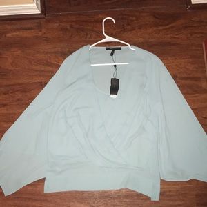 BCBG cross blouse